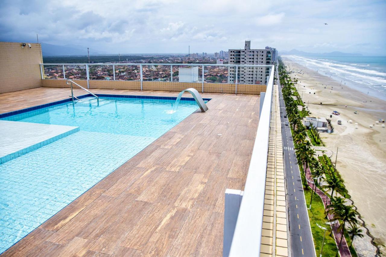 プライア・グランデApto C Wi-Fi A Beira-Mar Na Praia Jardim Real Spアパートメント エクステリア 写真