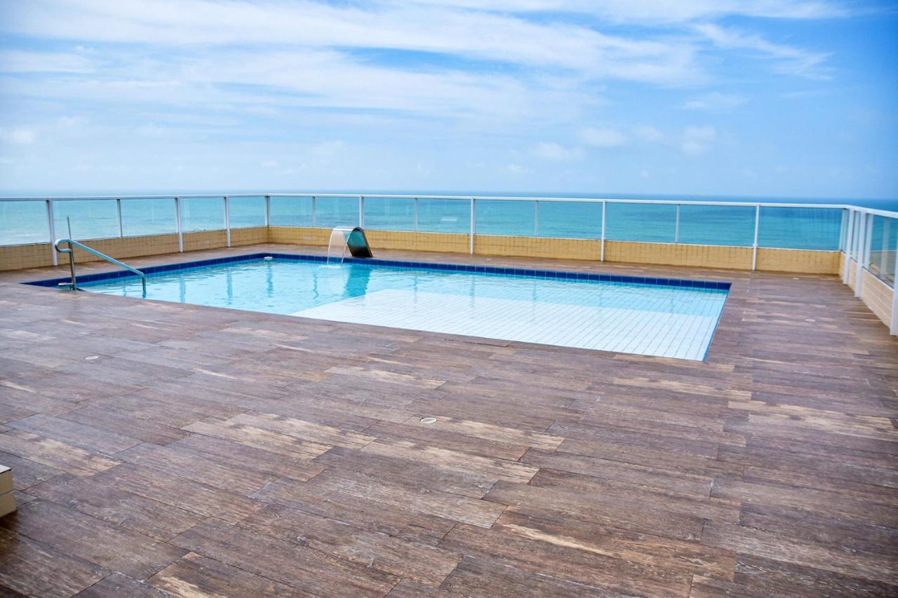 プライア・グランデApto C Wi-Fi A Beira-Mar Na Praia Jardim Real Spアパートメント エクステリア 写真